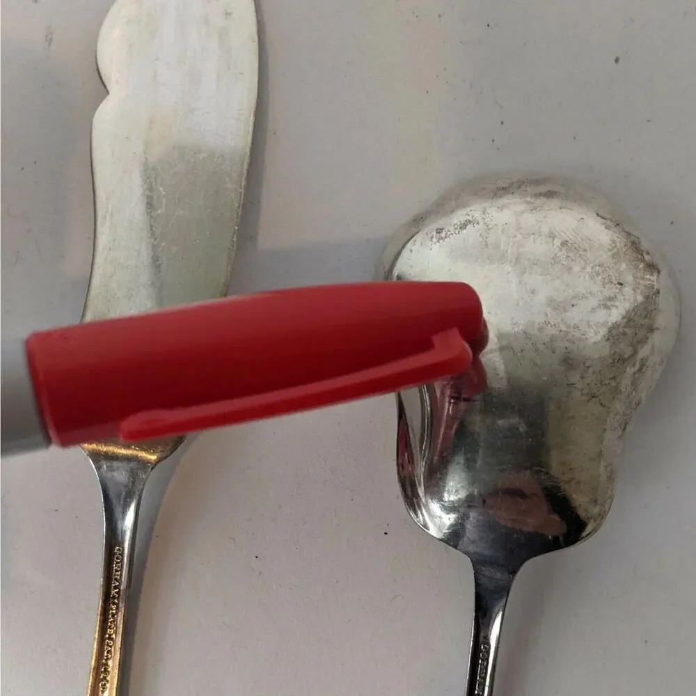Gorham Plate Butter Knife Sugar Spoon Silver